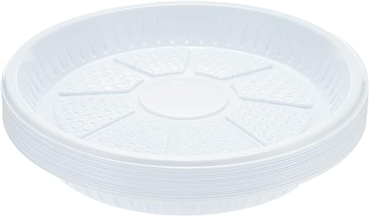 اطباق بلاستيك عالية الجودة للاستخدام لمرة واحدة من هوت باك 9 انش – 25 طبق – (6291101711115)