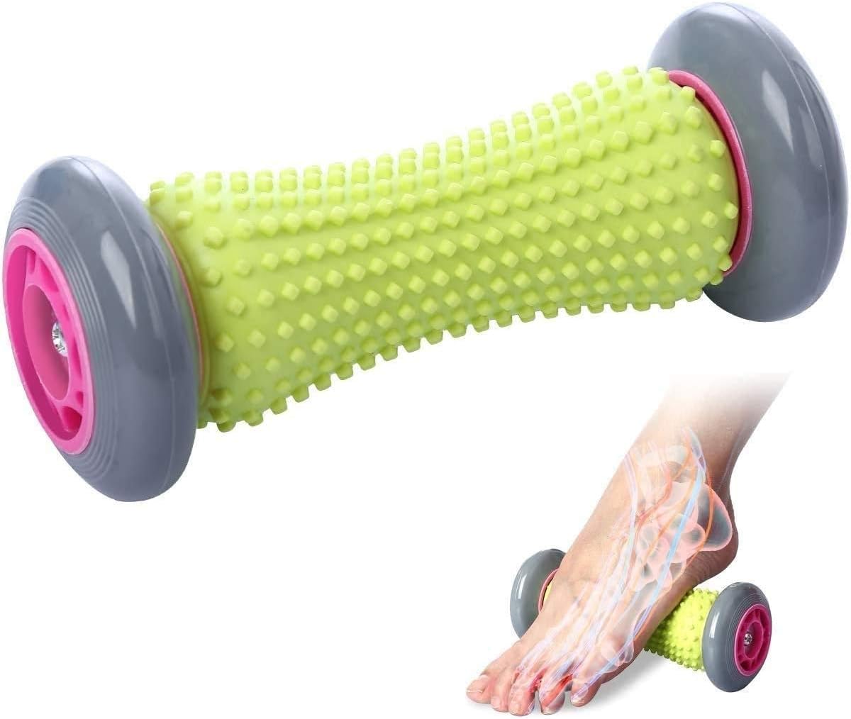 اداة دوارة لتدليك القدم تساعد على تخفيف التهاب اللفافة الاخمصية