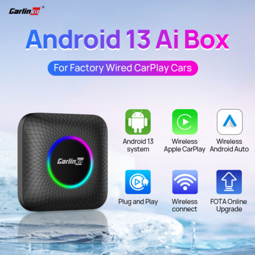 Carlinkit Android 13 Wireless Carplay Box Android Car Adapter Multimedia Player-
