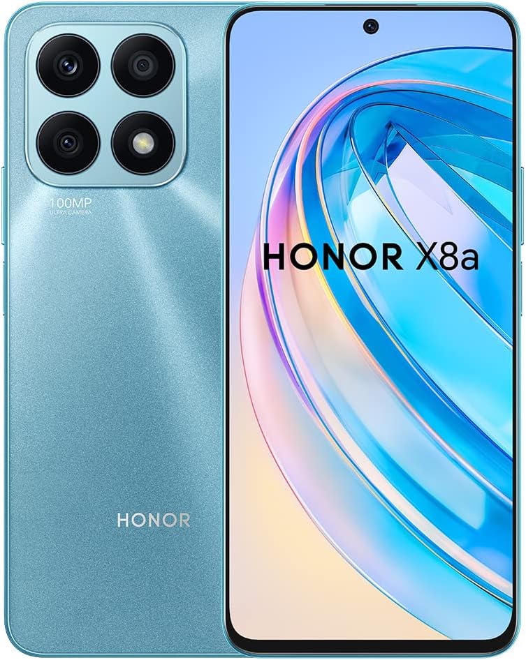 Honor X8a Dual SIM 128GB ROM + 6GB RAM Factory Unlocked 4G Smartphone (Midnight Black) - International Version